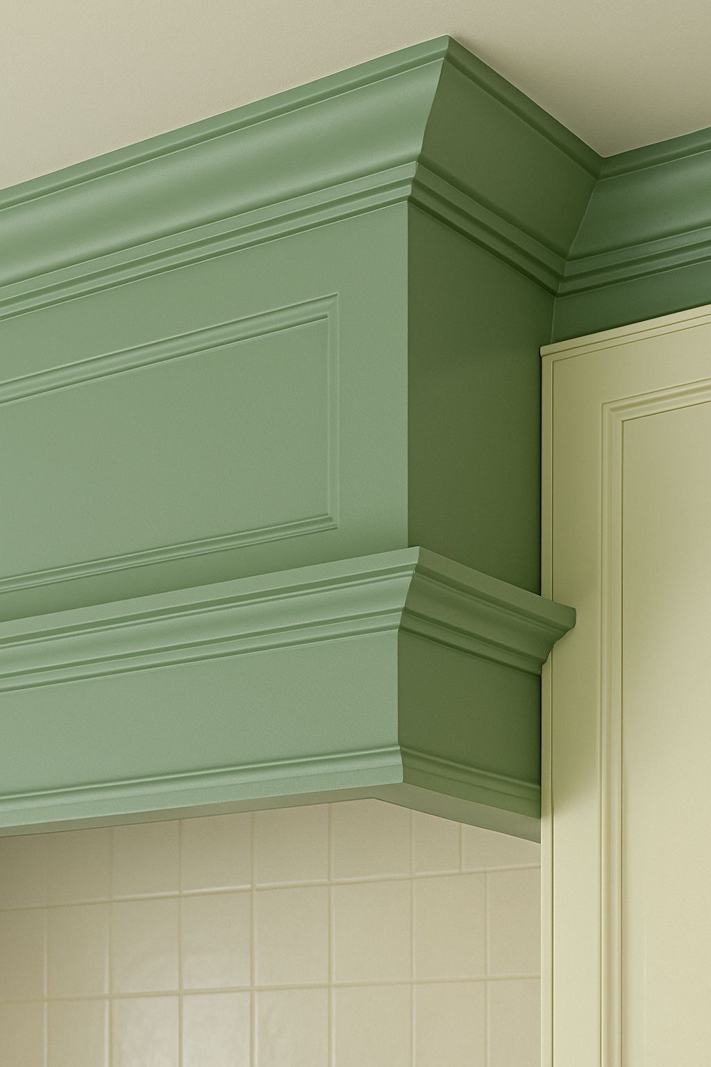 Crown molding detail